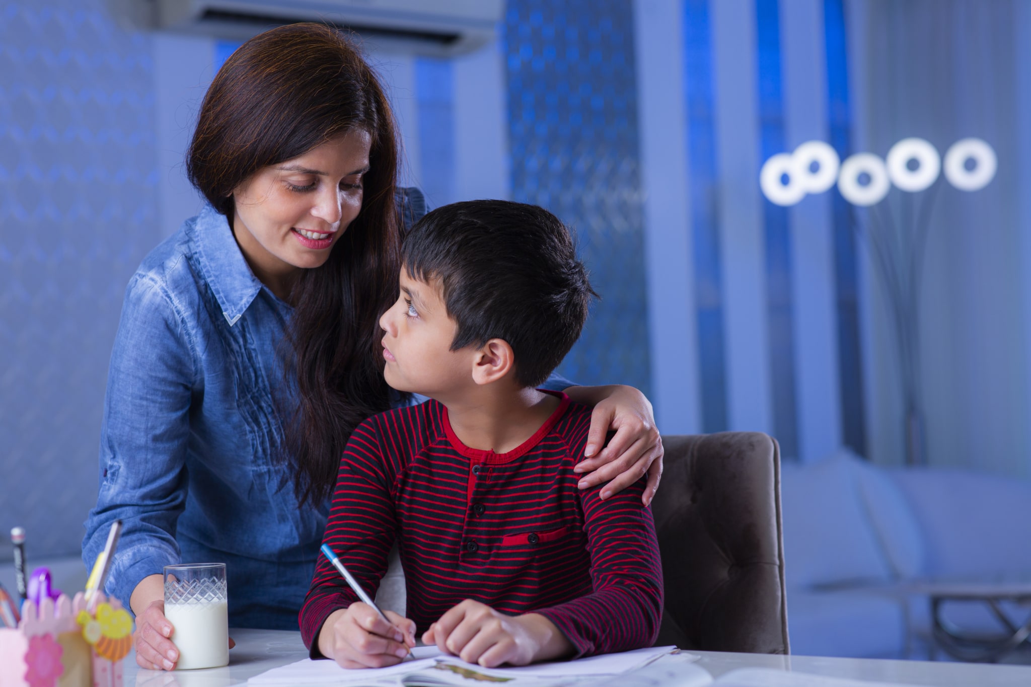 India, Indian Ethnicity, Homework, Child, Parent, Tutor